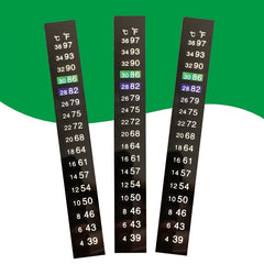 4 Pack Aquarium Thermometer Stickers Easy Accurate Fish Tank Temperature Monitor