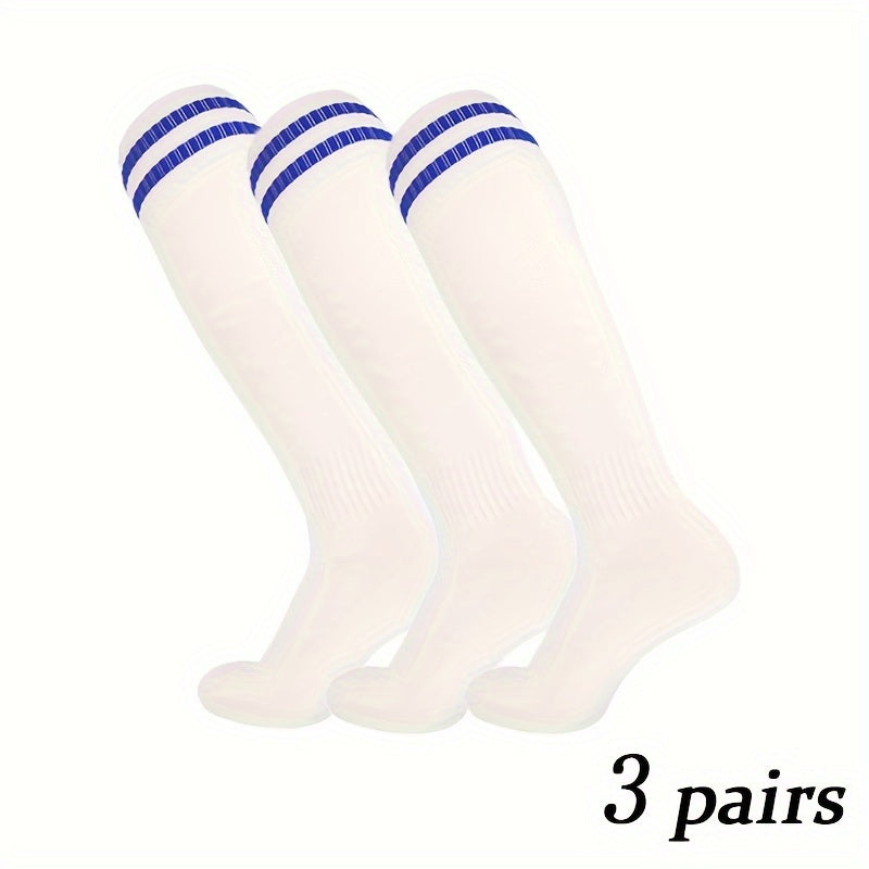 Men's Knee High Sport Socks, Sweat Absorbing, Breathable, 10 Pairs