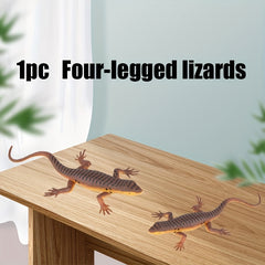 Simulated Jungle Grass Lizard Prank Toy