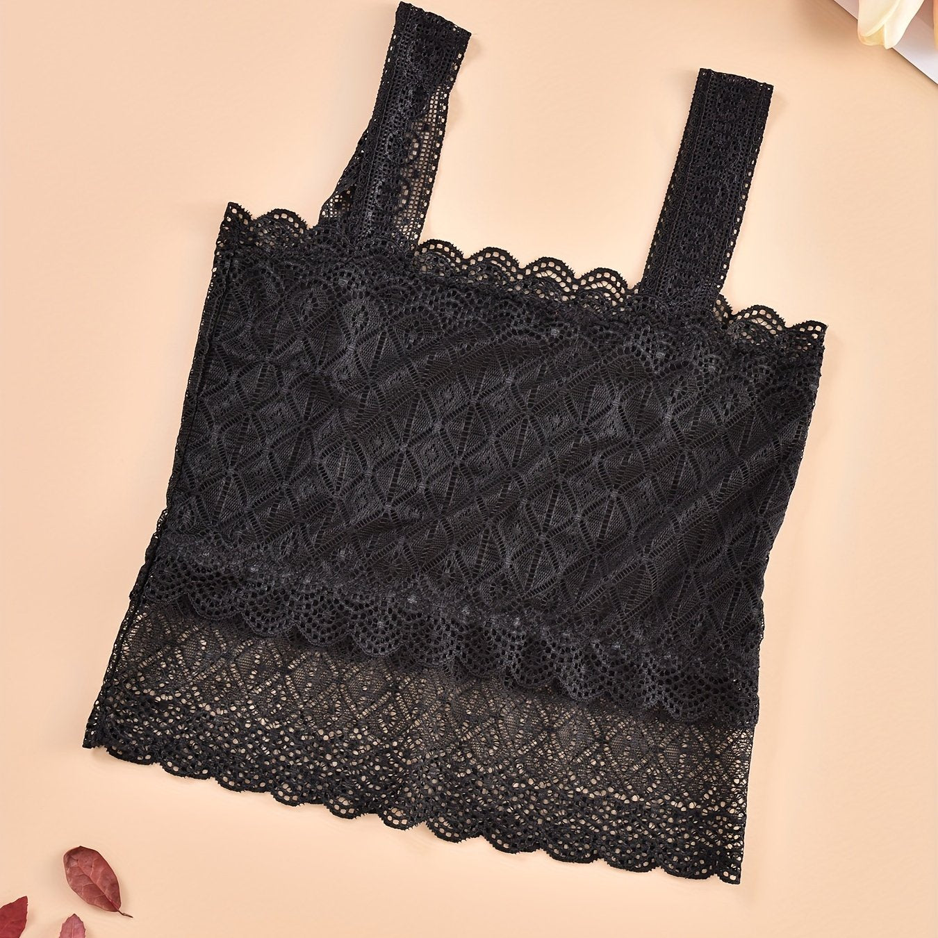 Lace Tank Top Sleeveless Trim Lingerie