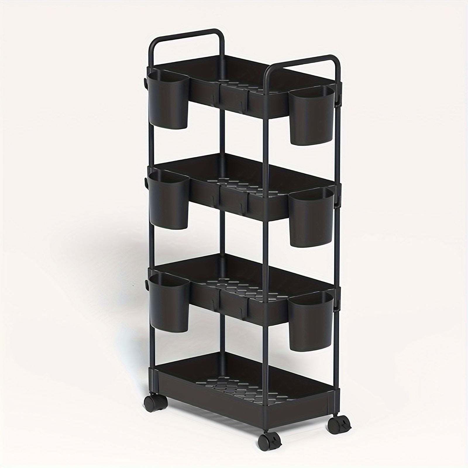 Multifunctional Snack Storage Rack with Wheels