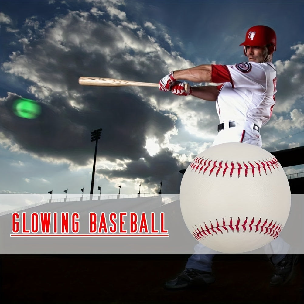 High Visibility Glow In The Dark Baseball for Nighttime Sports