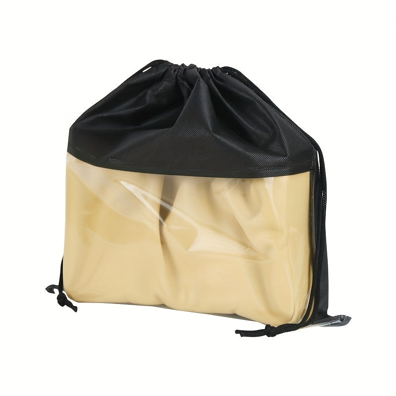2pcs PEVA Frosted Plastic Bags for Clothing Shoes & Home Storage