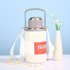 1200ml Stainless Steel Water Kettle Portable Insulated Cup for Outdoor Sports