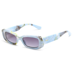 Men's Marble Square Small Frame Sunglasses