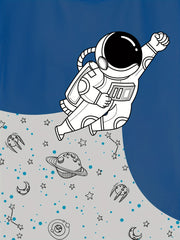 Boys Astronaut Graphic Pajama Set, Short Sleeve T-shirt and Shorts