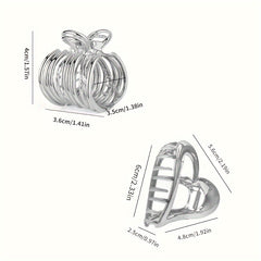 2pcs Metal Hair Clips Hair Claw for Women Girls