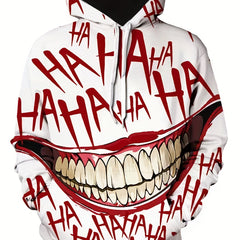 Men's 3D Printed Sports Casual Hoodie Long Sleeve Top