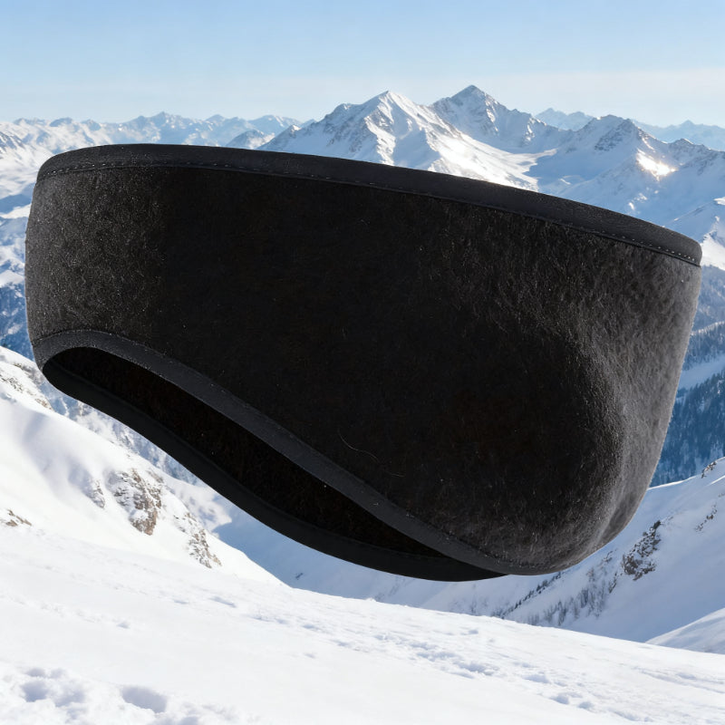 Winter Fleece Ear Muffs High Elasticity Headband Men Women Warm Outings Sports