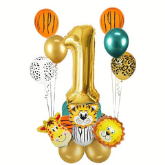 Jungle Animal Theme Balloon Set for Birthday Party Decorations