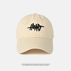 Heart Embroidery Baseball Cap Casual Sports Hat Adjustable Lightweight