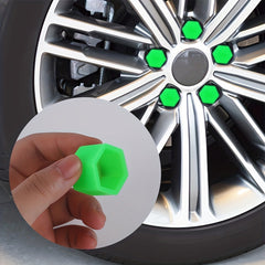 Set of 20 Car Tire Night Light Wheel Hub Screw Set