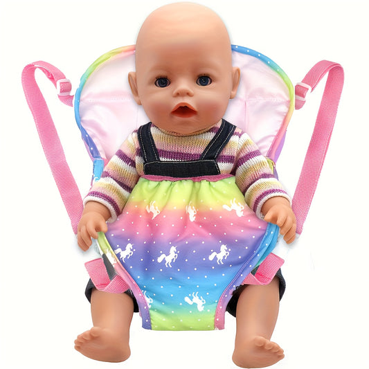 Doll Carrier Backpack for 30 48 45 Youngsters & Reborn Dolls Durable Polyester