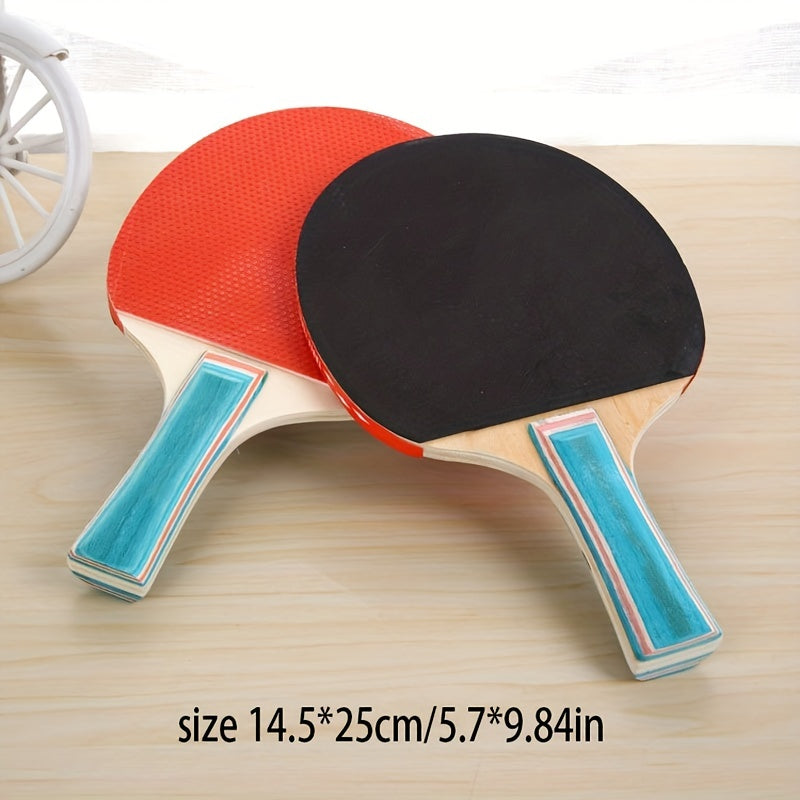 Table Tennis Racket Set with Three Balls