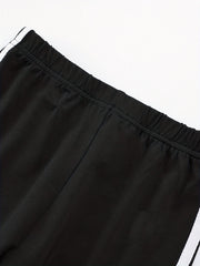 Girls Casual Sweat Pants High Waist Slim Fit Stretch Athletic Legging