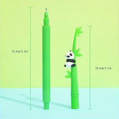 2pcs 0.5mm Panda Gel Ink Pens Animal Stationery