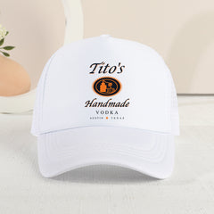 Kids Sunshade Baseball Cap Voltaire Print Mesh Outdoor Hat