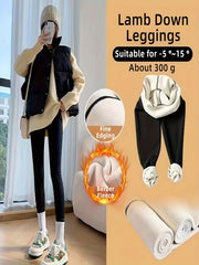 Fleece Liner High Waist Yoga Pants Tummy Control Leggings