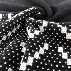 Bohemia Knitted Plaid Shawl Thickened Scarf Cape Wrap