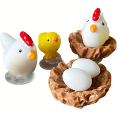 3D Chicken Hole Shoe Charms DIY Shoe Decoration 4Pcs Set 7Pcs Set