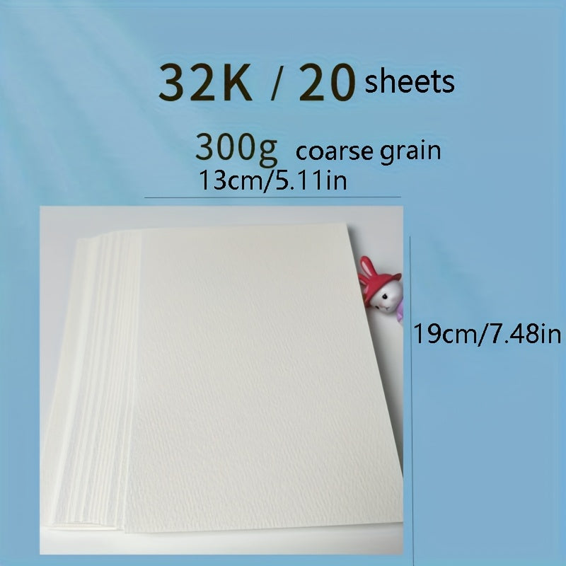 BAOHONG Watercolor Paper 300gsm 63.5KG Acid Artist Paper Textured Surface