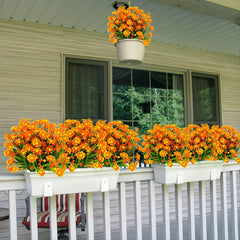 4pcs UV Resistant Plastic Chrysanthemum Artificial Daisy Flowers Home Decor