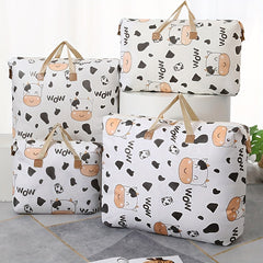 Cartoon Cow Pattern Luggage Bag Organizer for Travel