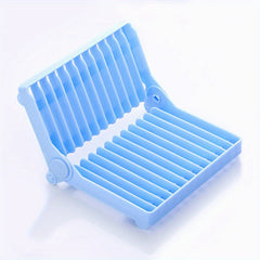 Large Foldable Kitchen Storage Rack with Drain Board & Cup Holder