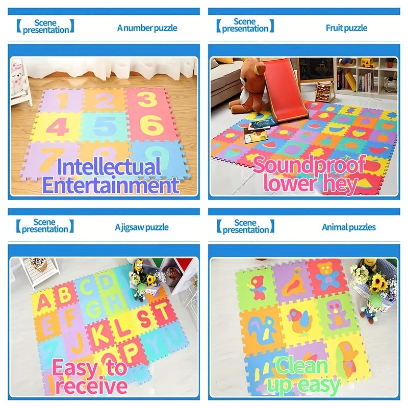 Kids Climbing Foam Floor Mats Waterproof Non-slip Educational Play Mats