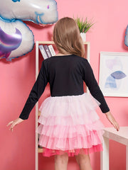 Girls Unicorn Party Princess Tutu Dress 3-8 Years