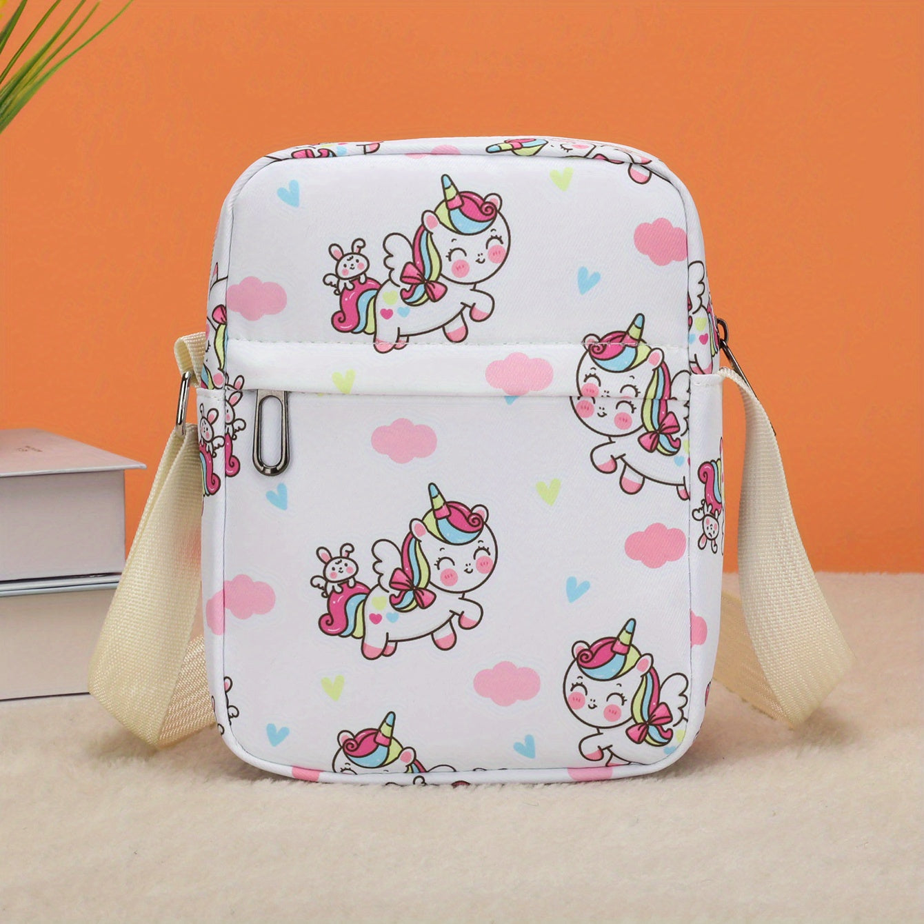Kids Cartoon Crossbody Unicorn Rocket Dinosaur Travel Bag