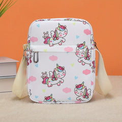 Kids Cartoon Crossbody Unicorn Rocket Dinosaur Travel Bag