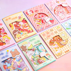 45pcs Cartoon Dessert Stickers - Waterproof and Adorable for Decorating