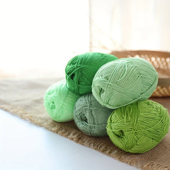 Bamboo Yarn Hand Knitting Crochet Thread DIY Sweater Doll Hat 180M 50g