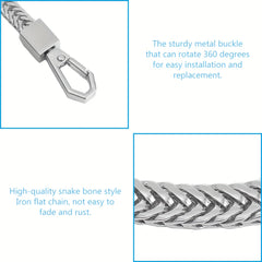 Metal Chain Strap for Bag Durable Reusable Shoulder Replacement Lightweight