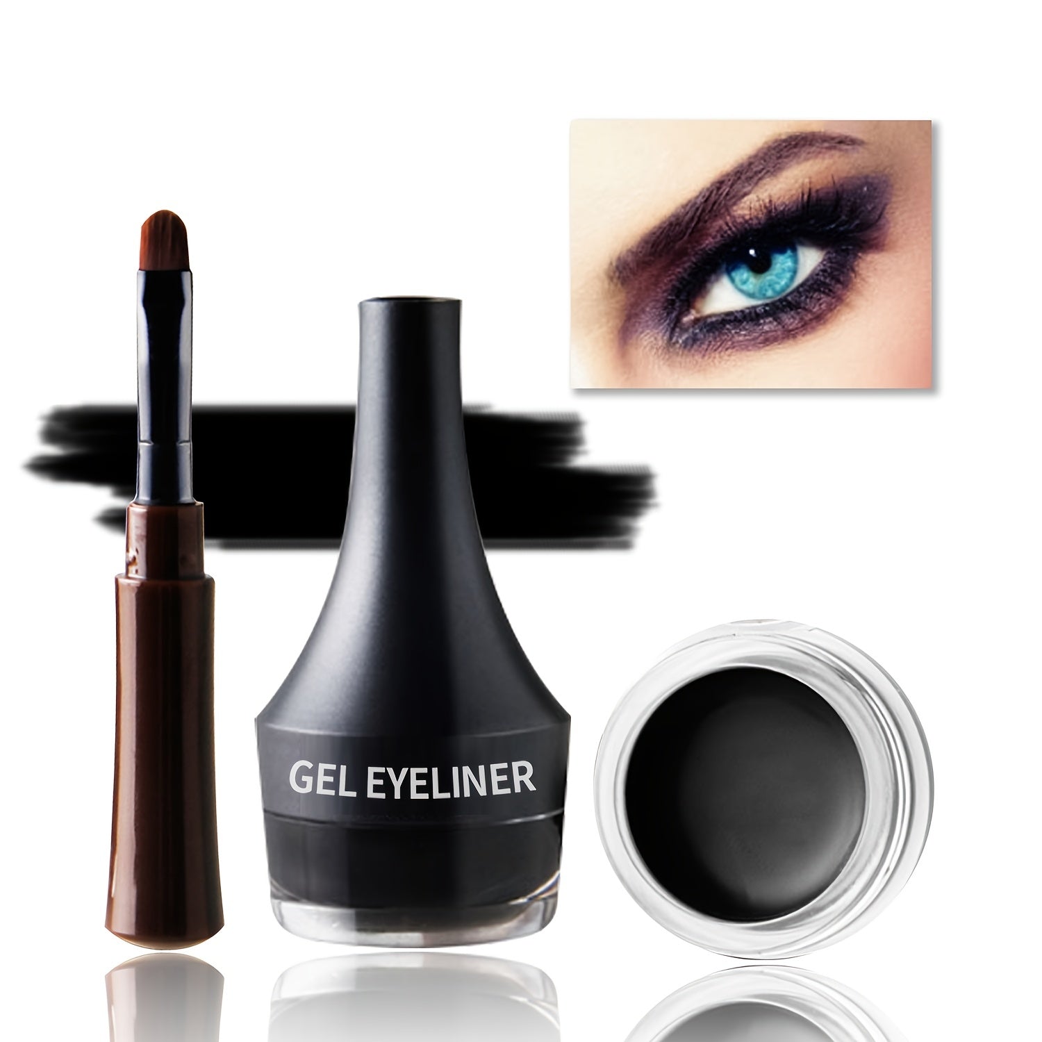 Waterproof Eyeliner Gel High Pigment Brown Eyeliner Cream