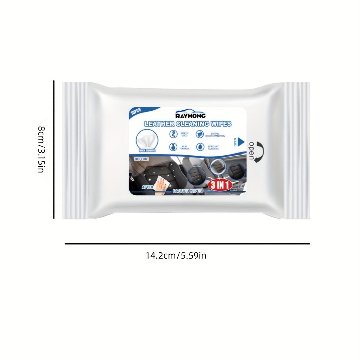 Car Interior Cleaning Wipes, Glass Leather Sofa Cleaner