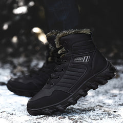 Men's Winter Waterproof Snow Boots for Hiking Climbing