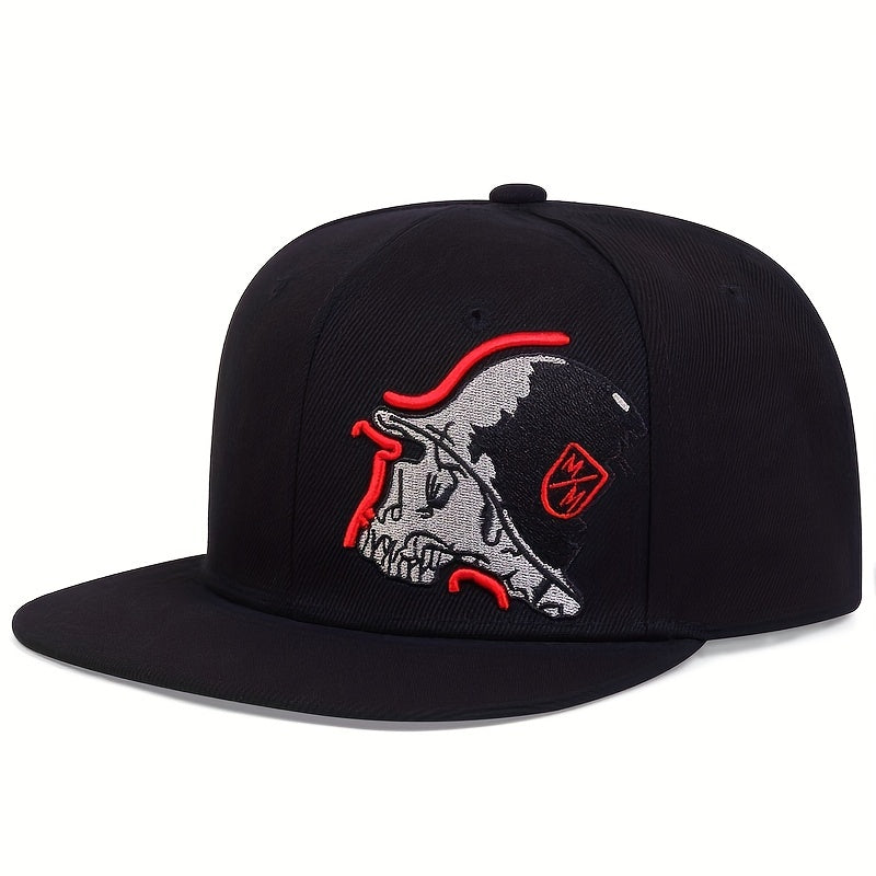 Embroidered Skull Baseball Cap Unisex Hip Hop Dad Hat