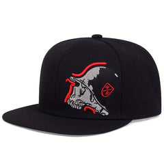 Embroidered Skull Baseball Cap Unisex Hip Hop Dad Hat