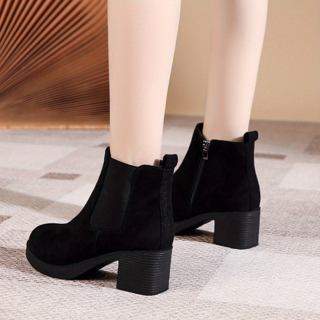 Women's Chunky Heel Ankle Boots & Shoes