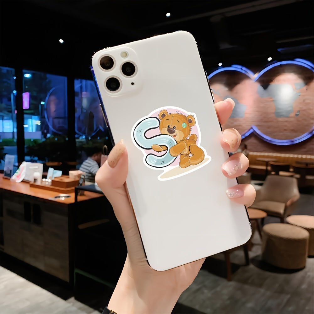 36pcs Cartoon Letter Stickers for Decoration, Cup, Notebook, Mobile, Furniture