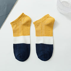 Men's Block Liner Anklets Socks - Soft & Breathable Sweat Absorbent Socks