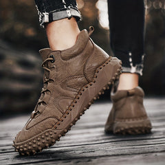 Men's Ankle Top Boots Wear resistant Non Slip Outdoor Shoes For Climbing Trekkin