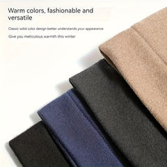 Double Layer Warm Cap Scarf 2 In 1 Winter Riding Cap Windproof Skull Cap