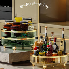 360 Degree Rotating Kitchen Storage Rack