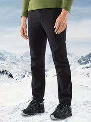 Men's Fleece Windbreaker Pants for Outdoor Hiking - Warm & Quick Drying
