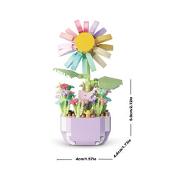 DIY Succulent Building Block Flowers Immortal Flowers Desktop Ornaments
