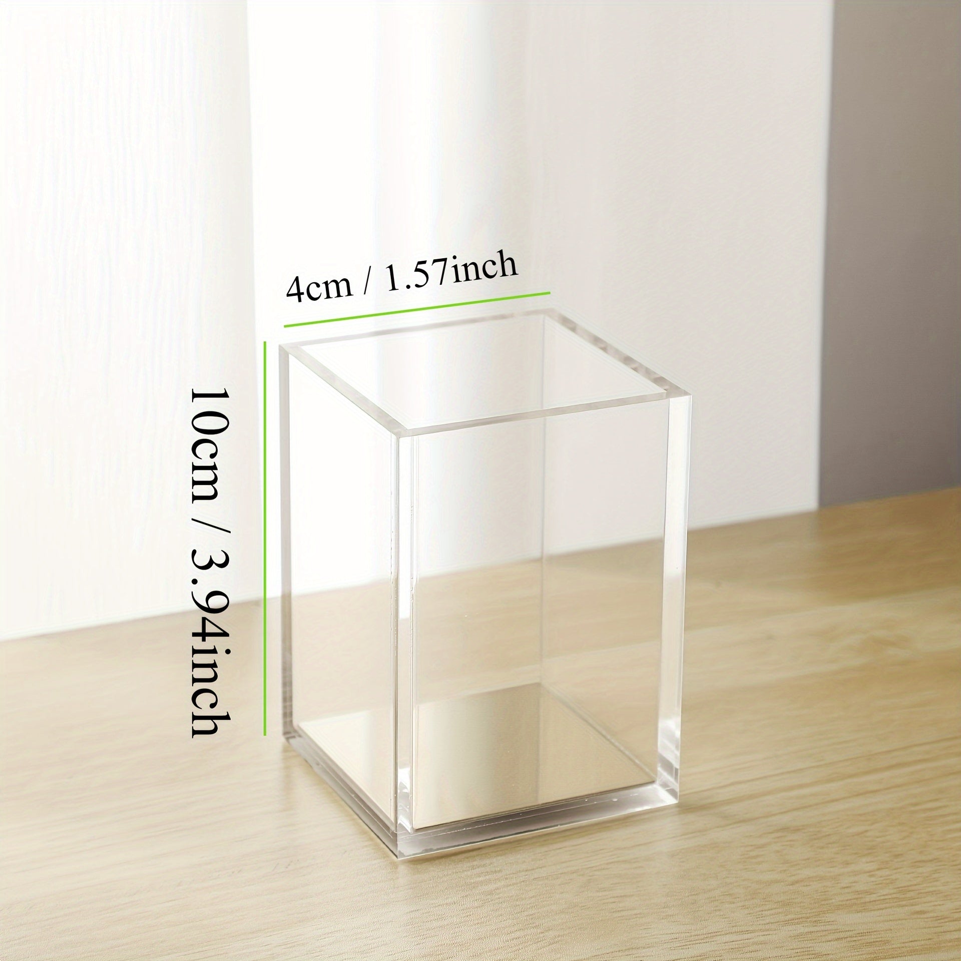 Acrylic Pen Holder Rose Golden Desktop Office Supplies