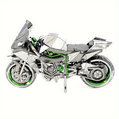 Metal Assembly Model DIY Puzzle Motorcycle Model Gift